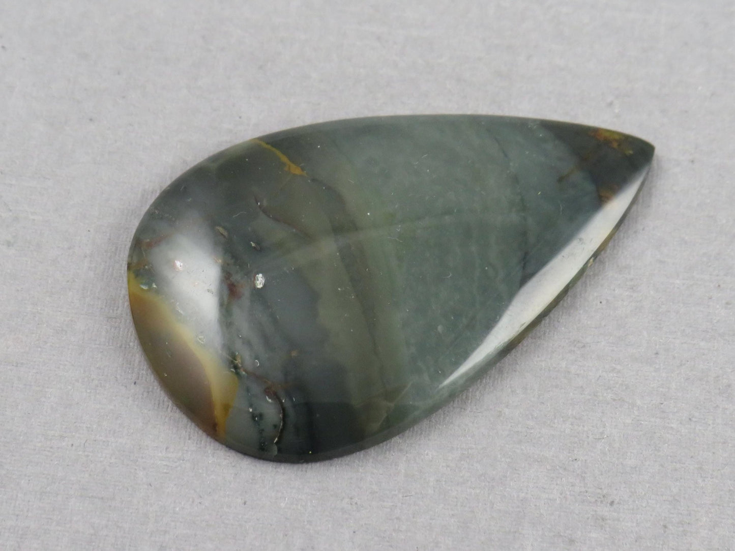 Large Blue Mountain Jasper Cabochon | 47x29 | Oregon Gemstone | Mined in the USA | JS352 - Gem Enthusiast