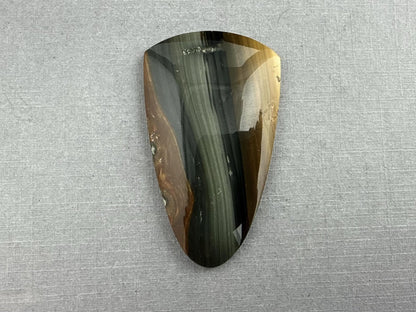 Large Blue Mountain Jasper Cabochon | Oregon Gemstone | Mined in the USA | JS320 - Gem Enthusiast