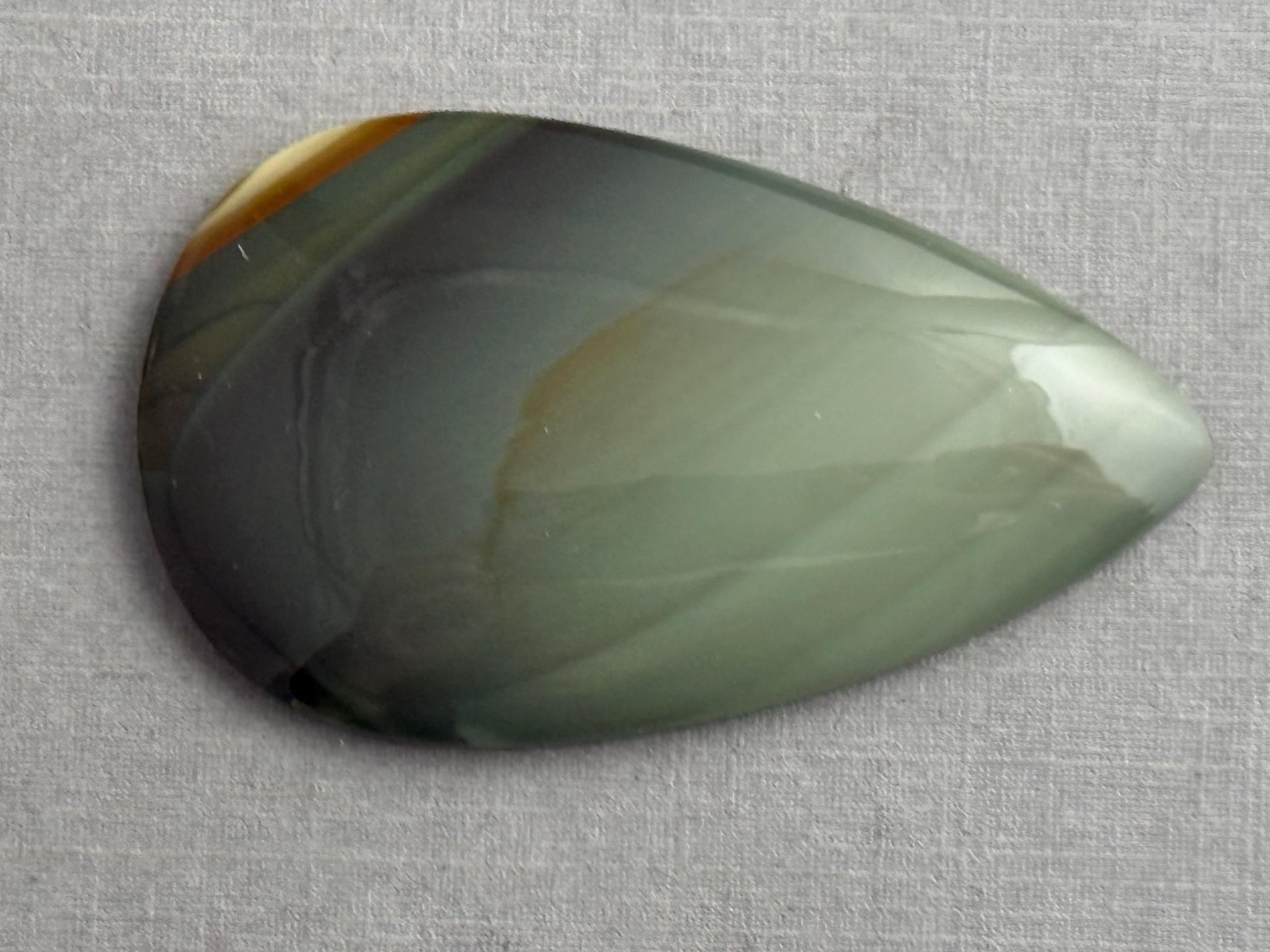 Large Blue Mountain Jasper Cabochon | Oregon Gemstone | Mined in the USA | JS325 - Gem Enthusiast