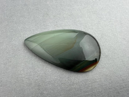 Large Blue Mountain Jasper Cabochon | Oregon Gemstone | Mined in the USA | JS325 - Gem Enthusiast