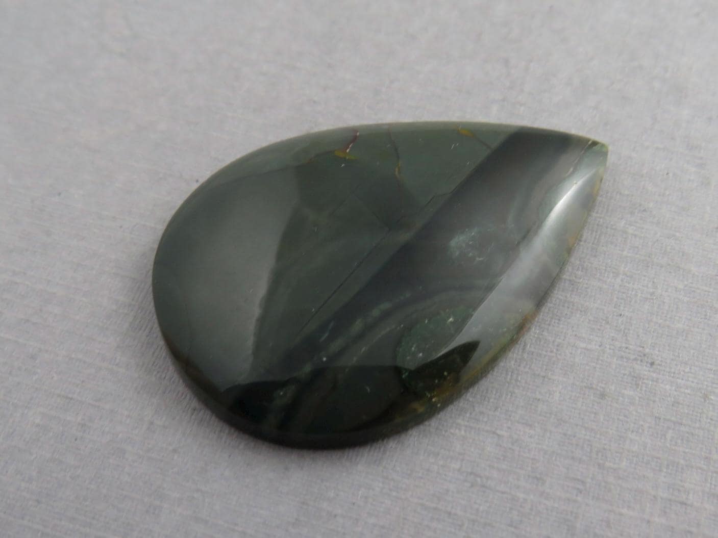 Large Blue Mountain Jasper Cabochon | Oregon Gemstone | Mined in the USA | JS351 - Gem Enthusiast