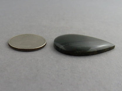 Large Blue Mountain Jasper Cabochon | Oregon Gemstone | Mined in the USA | JS351 - Gem Enthusiast