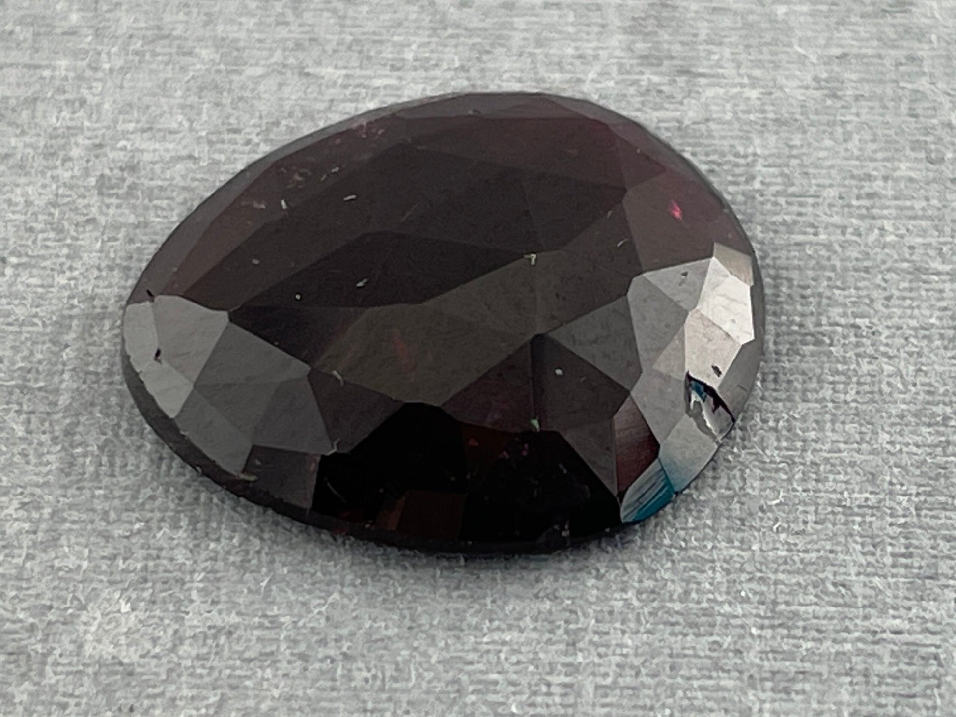 Large Dark Rubellite Tourmaline Rose Cut Cabochon | Natural Gemstone | 7.24 carats | TR130 - Gem Enthusiast