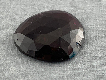 Large Dark Rubellite Tourmaline Rose Cut Cabochon | Natural Gemstone | 7.24 carats | TR130 - Gem Enthusiast