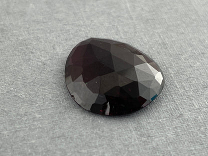 Large Dark Rubellite Tourmaline Rose Cut Cabochon | Natural Gemstone | 7.24 carats | TR130 - Gem Enthusiast