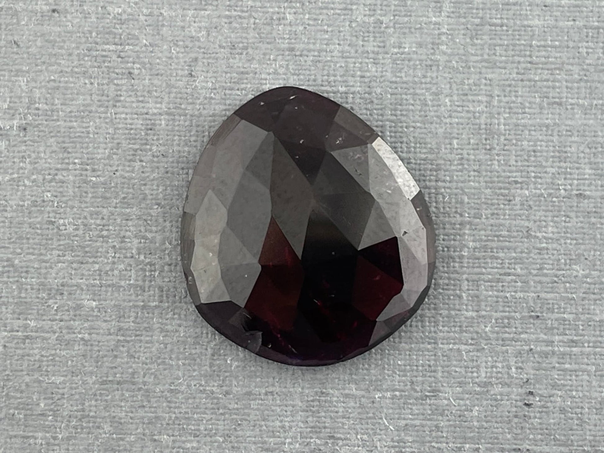 Large Dark Rubellite Tourmaline Rose Cut Cabochon | Natural Gemstone | 7.24 carats | TR130 - Gem Enthusiast