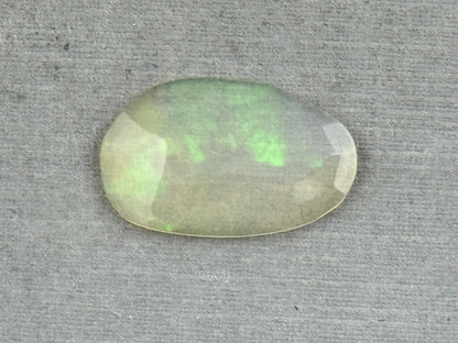 Large Ethiopian Opal with Fire | 17x11x2.4 | Rose Cut Gemstone| 2.2 carats | OP483 - Opal - Gem Enthusiast