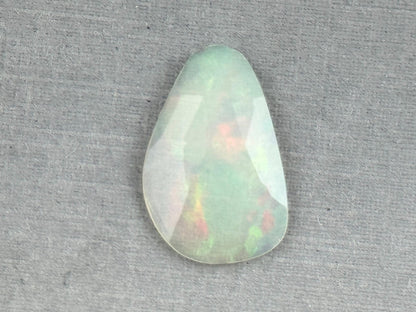 Large Ethiopian Opal with Fire | 18x12x2.7 | Rose Cut Gemstone| 2.77 cts | OP484 - Opal - Gem Enthusiast