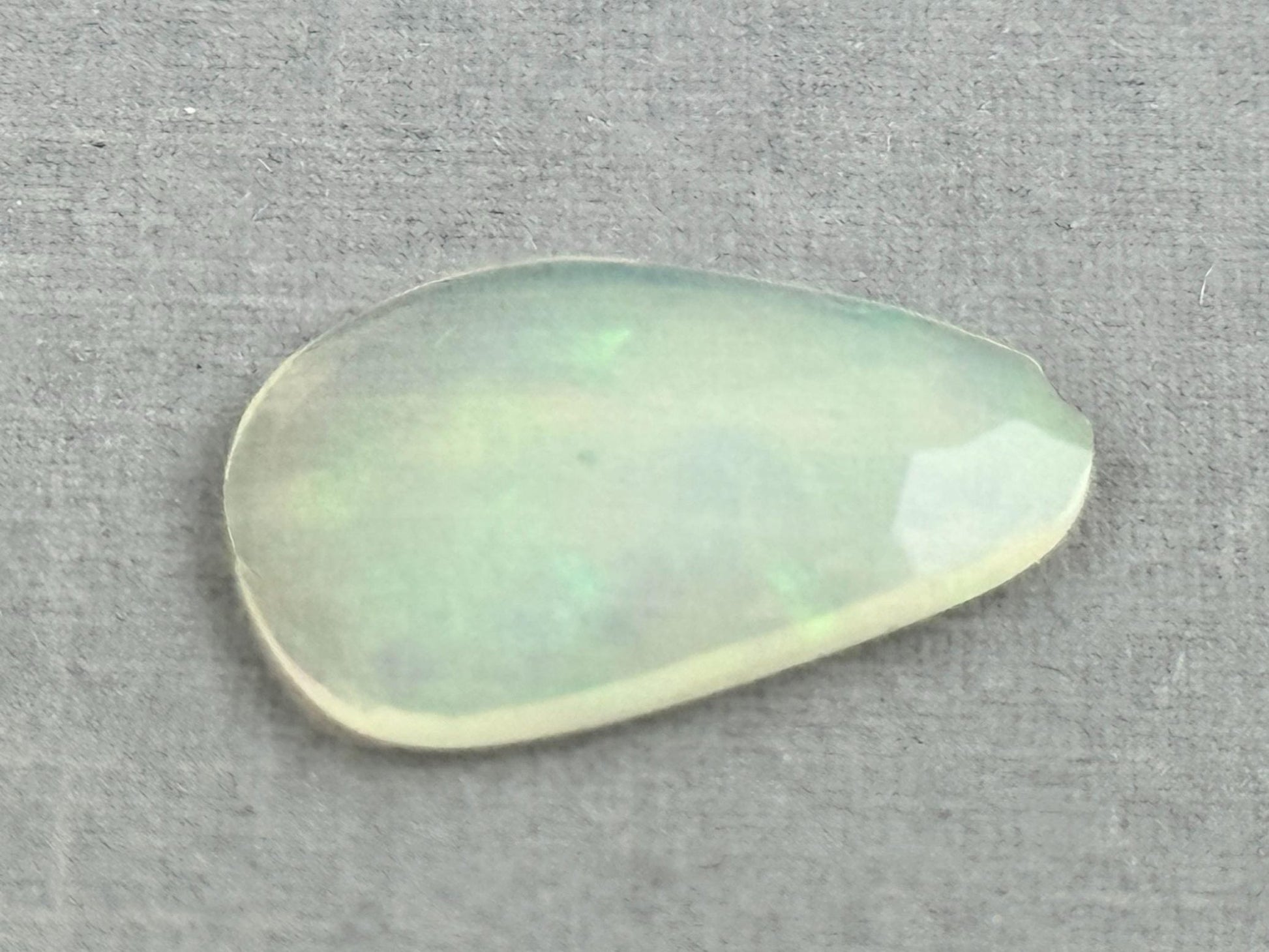 Large Ethiopian Opal with Fire | 18x12x2.7 | Rose Cut Gemstone| 2.77 cts | OP484 - Opal - Gem Enthusiast