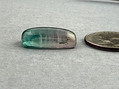 Large Multi - color Tourmaline Cabochon | 22x12 mm | P202 - Gem Enthusiast