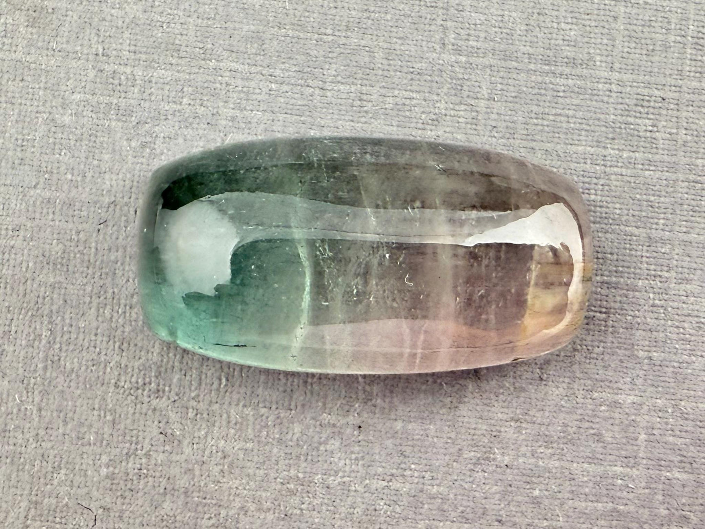 Large Multi - color Tourmaline Cabochon | 22x12 mm | P202 - Gem Enthusiast