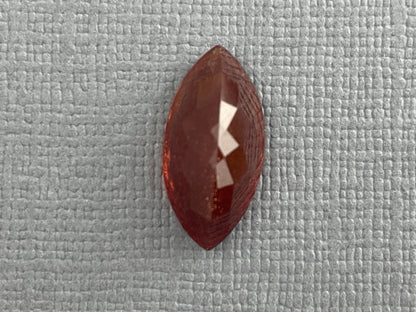 Large Red Oregon Sunstone Marquise Gemstone with Schiller | 4.5 carats | 16x8 | OSF167 - Oregon Sunstone - Gem Enthusiast