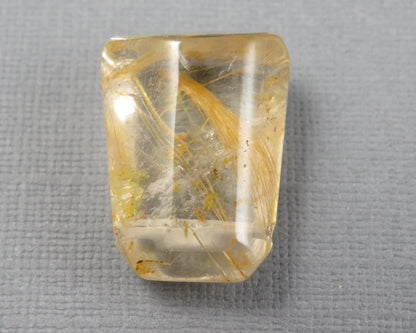 Large Rutile Quartz Bead | 24x18mm, 34.69ct | QR101 - Gem Enthusiast