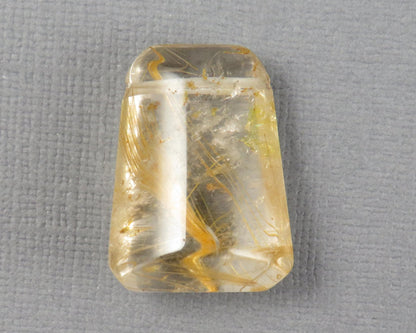 Large Rutile Quartz Bead | 24x18mm, 34.69ct | QR101 - Gem Enthusiast