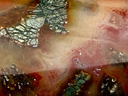 Marcasite in Quartz Cabochon Pair | Natural Gemstone | 39x13x5 | QU525 - Gem Enthusiast