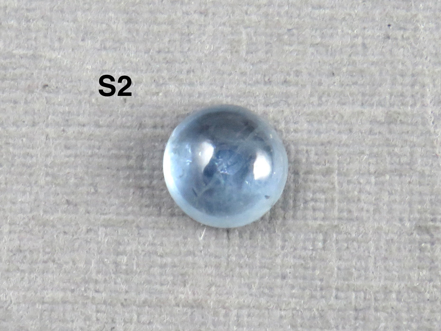 Montana Sapphire Cabochon — 4mm Round | Per Stone | Teal - Blue, Light Blue, Green & Pale Purple | SA305 - One of a Kind Cabochons - Gem Enthusiast