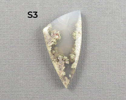 Moss Agate Cabochon | 37mm, avg 31ct | Per Stone | Indonesia | AG356 - Gem Enthusiast