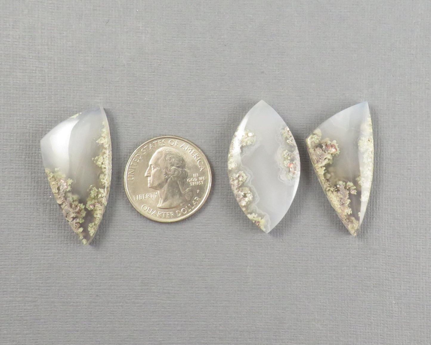 Moss Agate Cabochon | 37mm, avg 31ct | Per Stone | Indonesia | AG356 - Gem Enthusiast