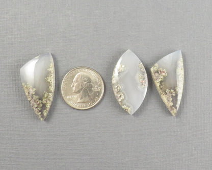 Moss Agate Cabochon | 37mm, avg 31ct | Per Stone | Indonesia | AG356 - Gem Enthusiast