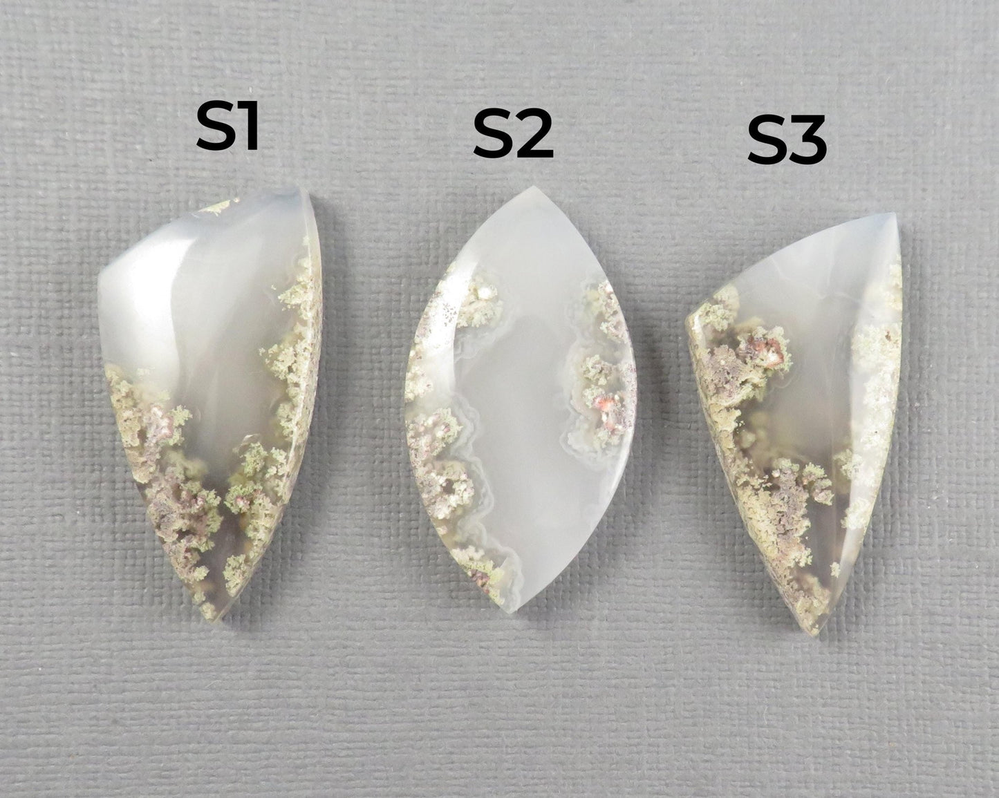 Moss Agate Cabochon | 37mm, avg 31ct | Per Stone | Indonesia | AG356 - Gem Enthusiast