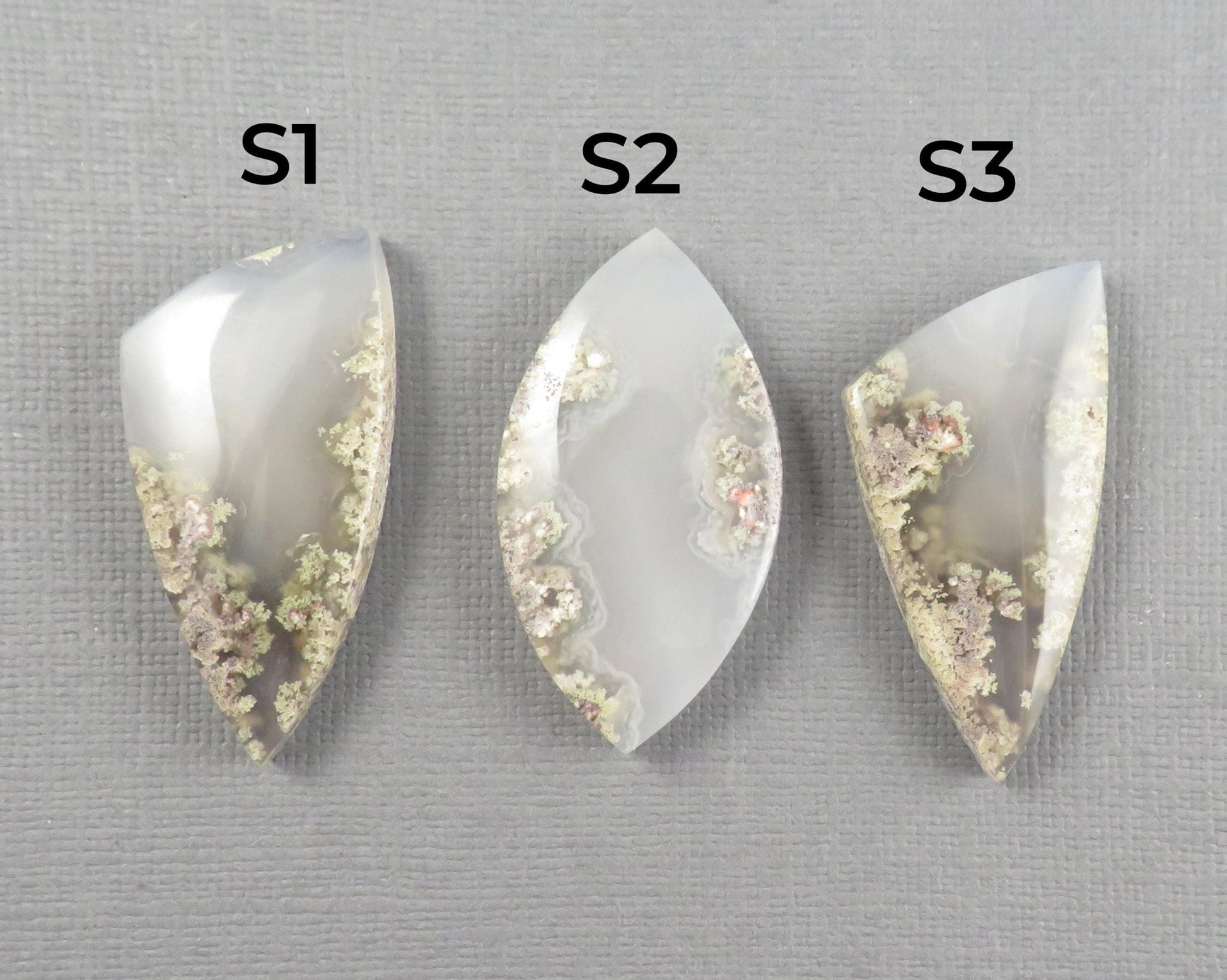 Moss Agate Cabochon | 37mm, avg 31ct | Per Stone | Indonesia | AG356 - Gem Enthusiast