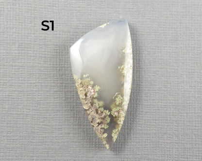 Moss Agate Cabochon | 37mm, avg 31ct | Per Stone | Indonesia | AG356 - Gem Enthusiast