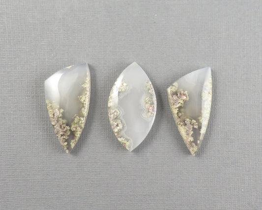 Moss Agate Cabochon | 37mm, avg 31ct | Per Stone | Indonesia | AG356 - Gem Enthusiast
