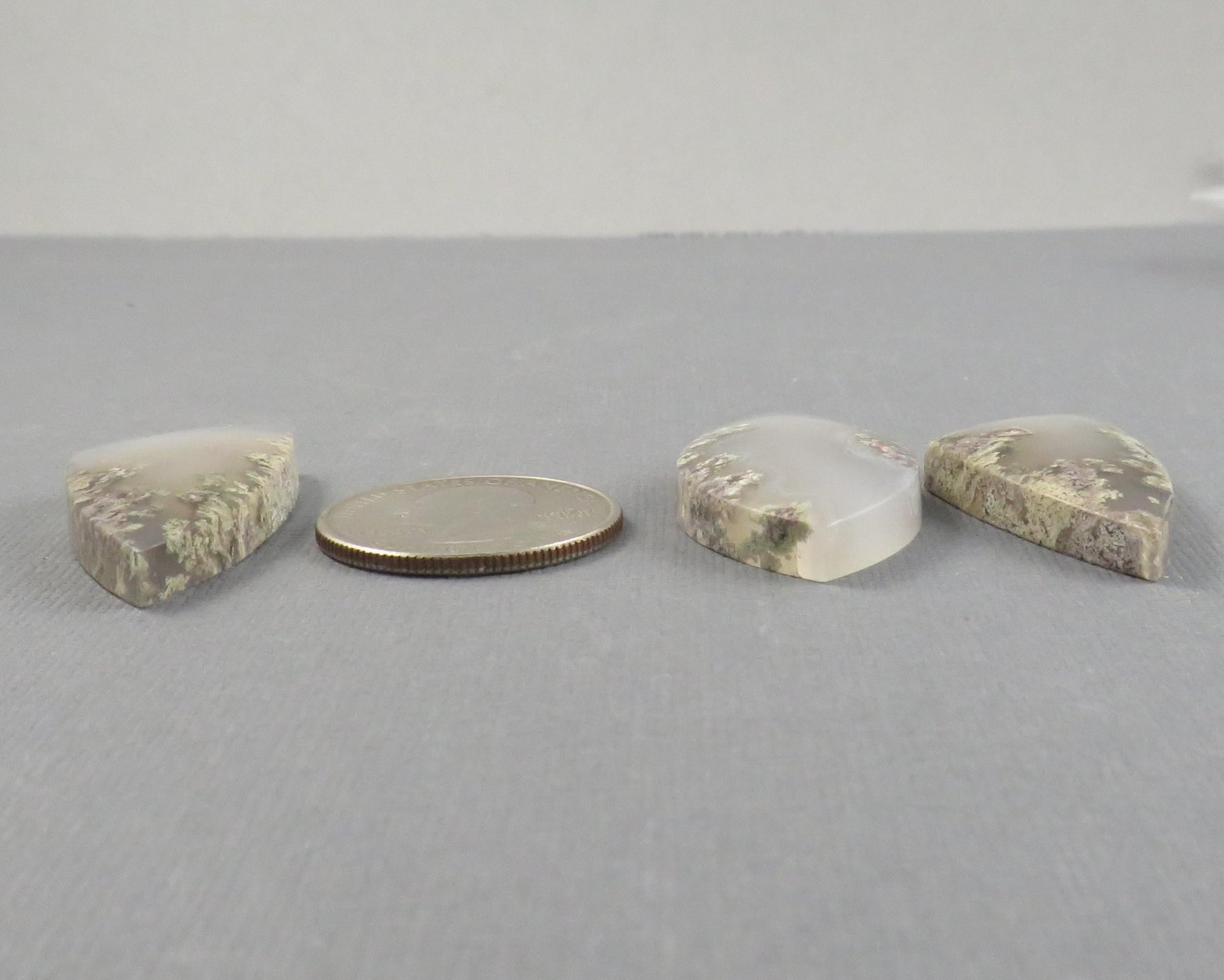 Moss Agate Cabochon | 37mm, avg 31ct | Per Stone | Indonesia | AG356 - Gem Enthusiast