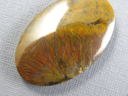 Moss Agate Cabochon Oval | 38x24mm, 56ct | Indonesia | AG363 - Gem Enthusiast