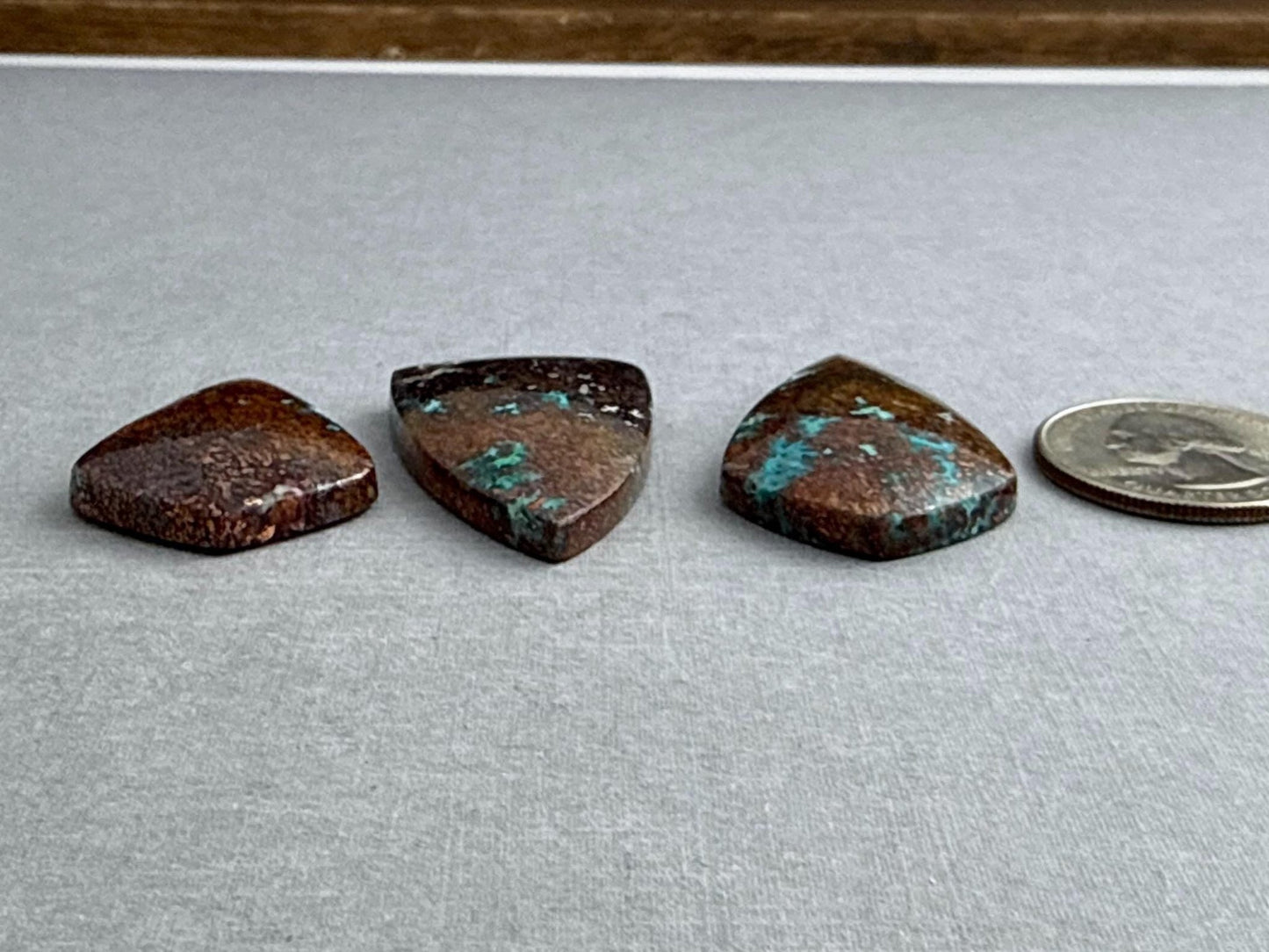 Native Copper in Chrysocolla | Confetti in Chalcedony | CA327 - Gem Enthusiast