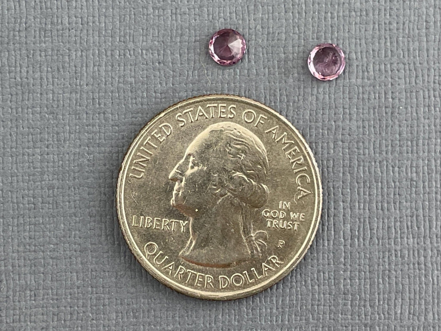 Natural Pink Spinel Faceted Pair Round | Natural Gemstone | 4.3 mm | SL116 - Spinel - Gem Enthusiast