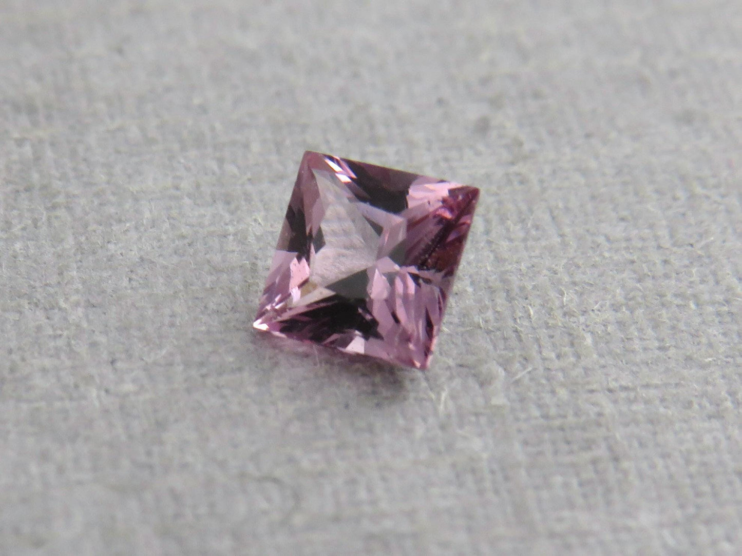 Natural Spinel Faceted Princess Cut | 3.9mm | Purple Pink Gemstone | SL114 - Gem Enthusiast