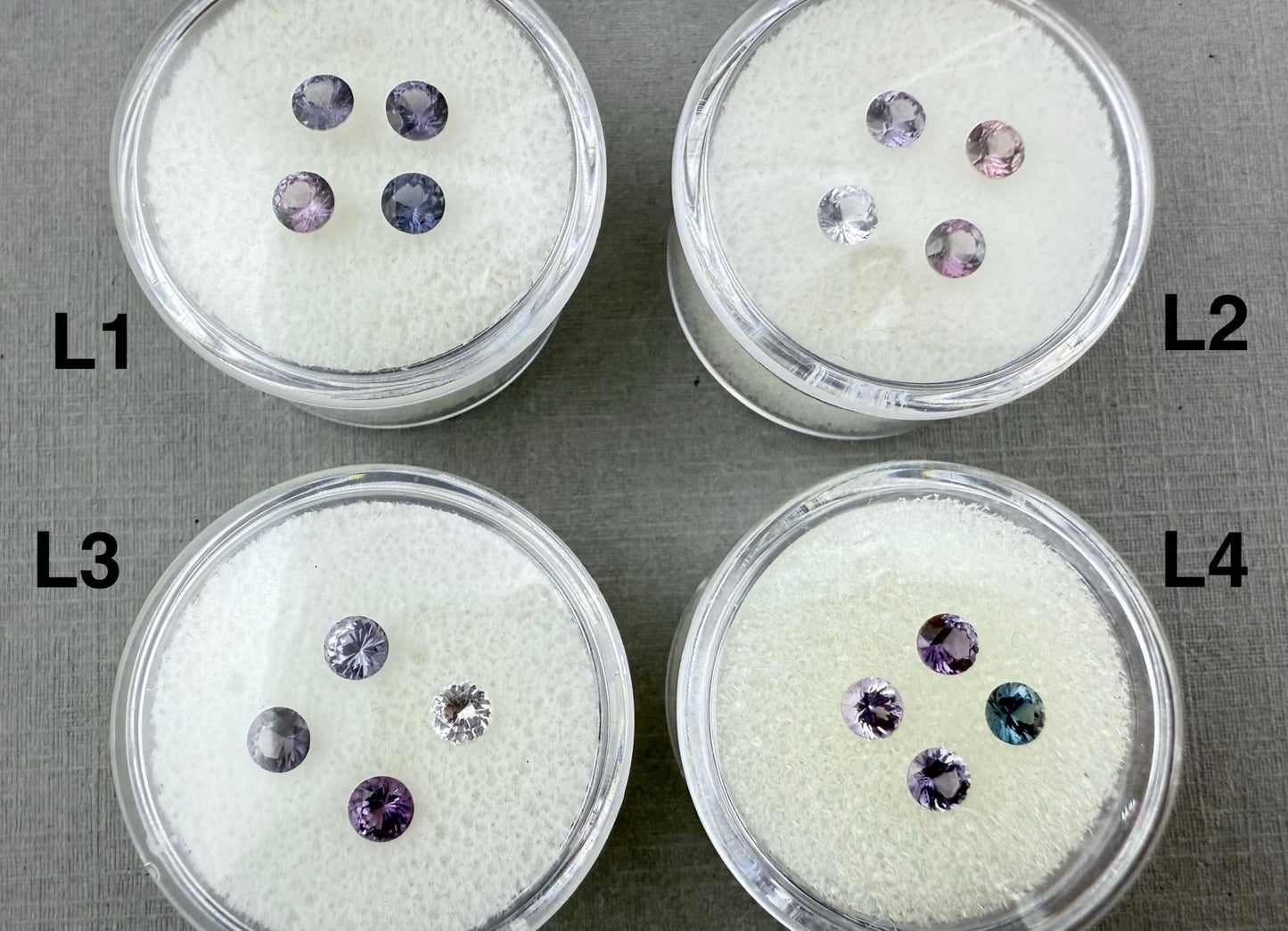 Natural Spinel Lots | Round Gemstones from Sri Lanka | 3.6mm - 4mm | SL122 - Gem Enthusiast