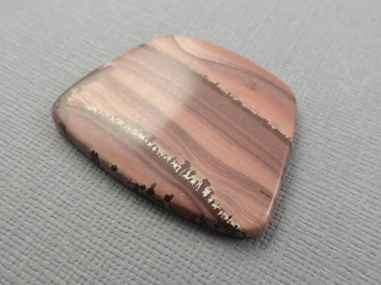 New Mexico Apache Sage Rhyolite | 35x26x3| Natural Cabochon | RH103 - Gem Enthusiast