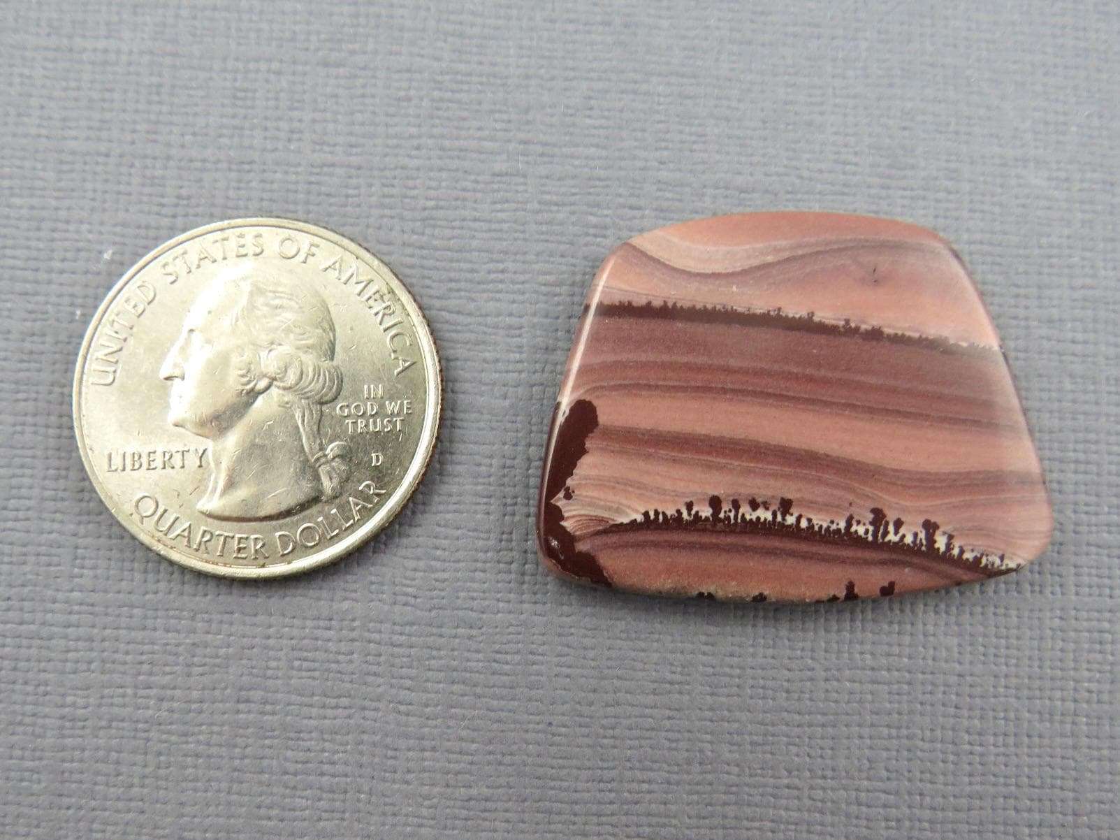 New Mexico Apache Sage Rhyolite | 35x26x3| Natural Cabochon | RH103 - Gem Enthusiast