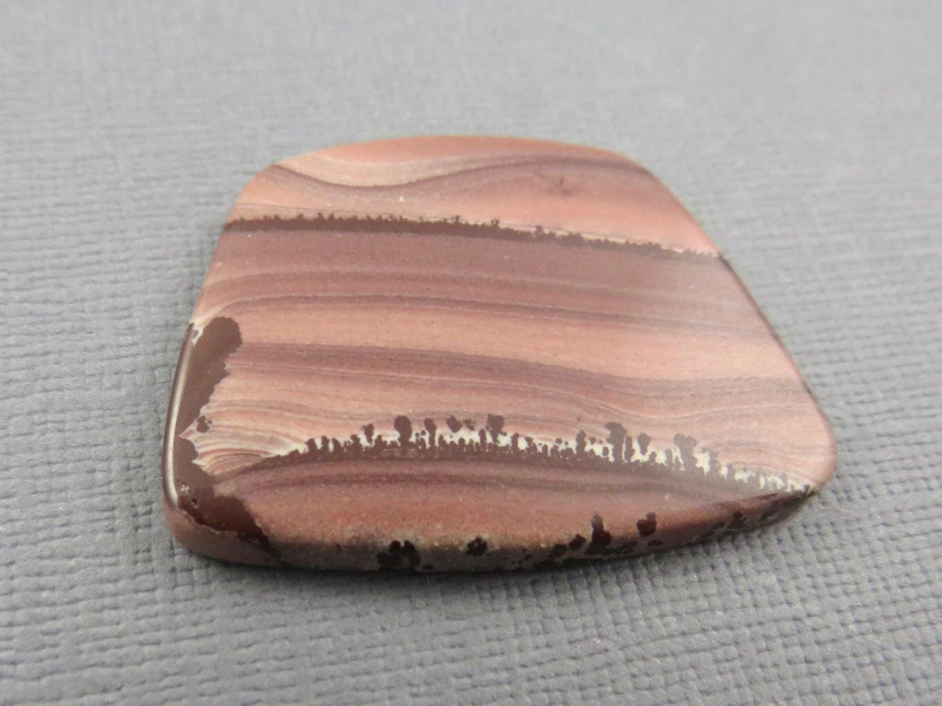 New Mexico Apache Sage Rhyolite | 35x26x3| Natural Cabochon | RH103 - Gem Enthusiast