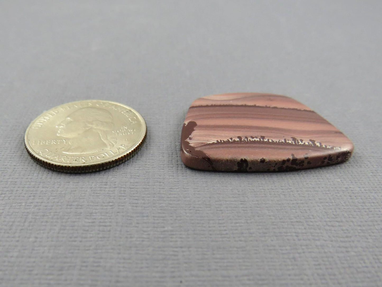 New Mexico Apache Sage Rhyolite | 35x26x3| Natural Cabochon | RH103 - Gem Enthusiast