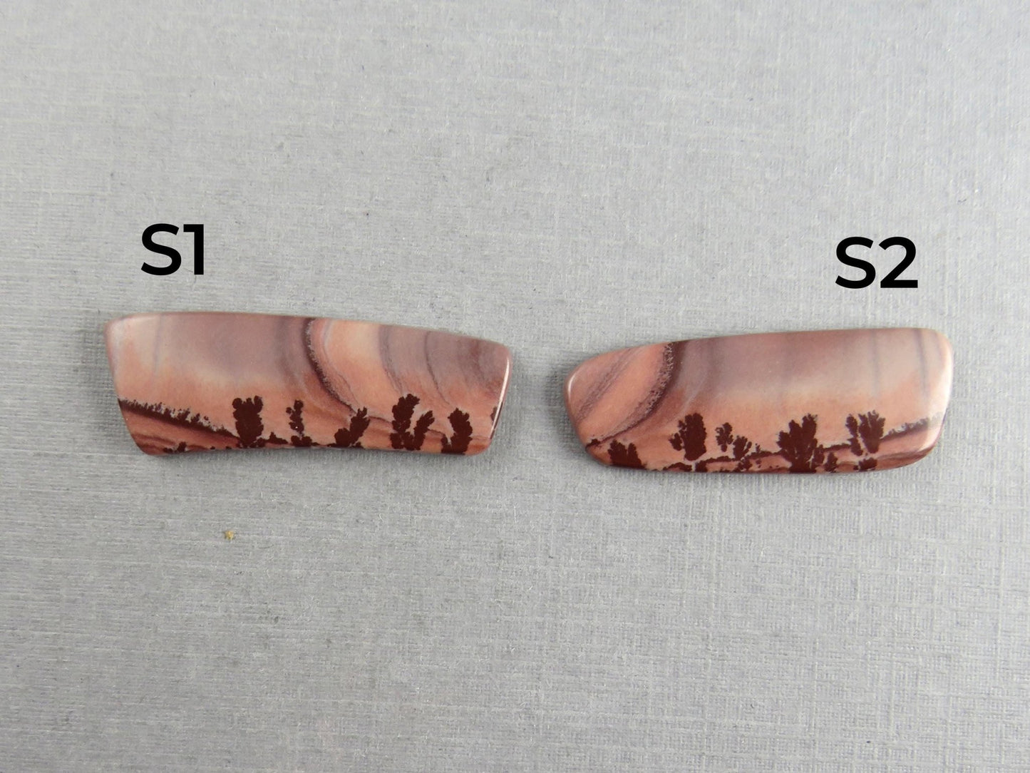 New Mexico Apache Sage Rhyolite | 41x20 mm | Natural Cabochon | RH122 RH121 - Gem Enthusiast