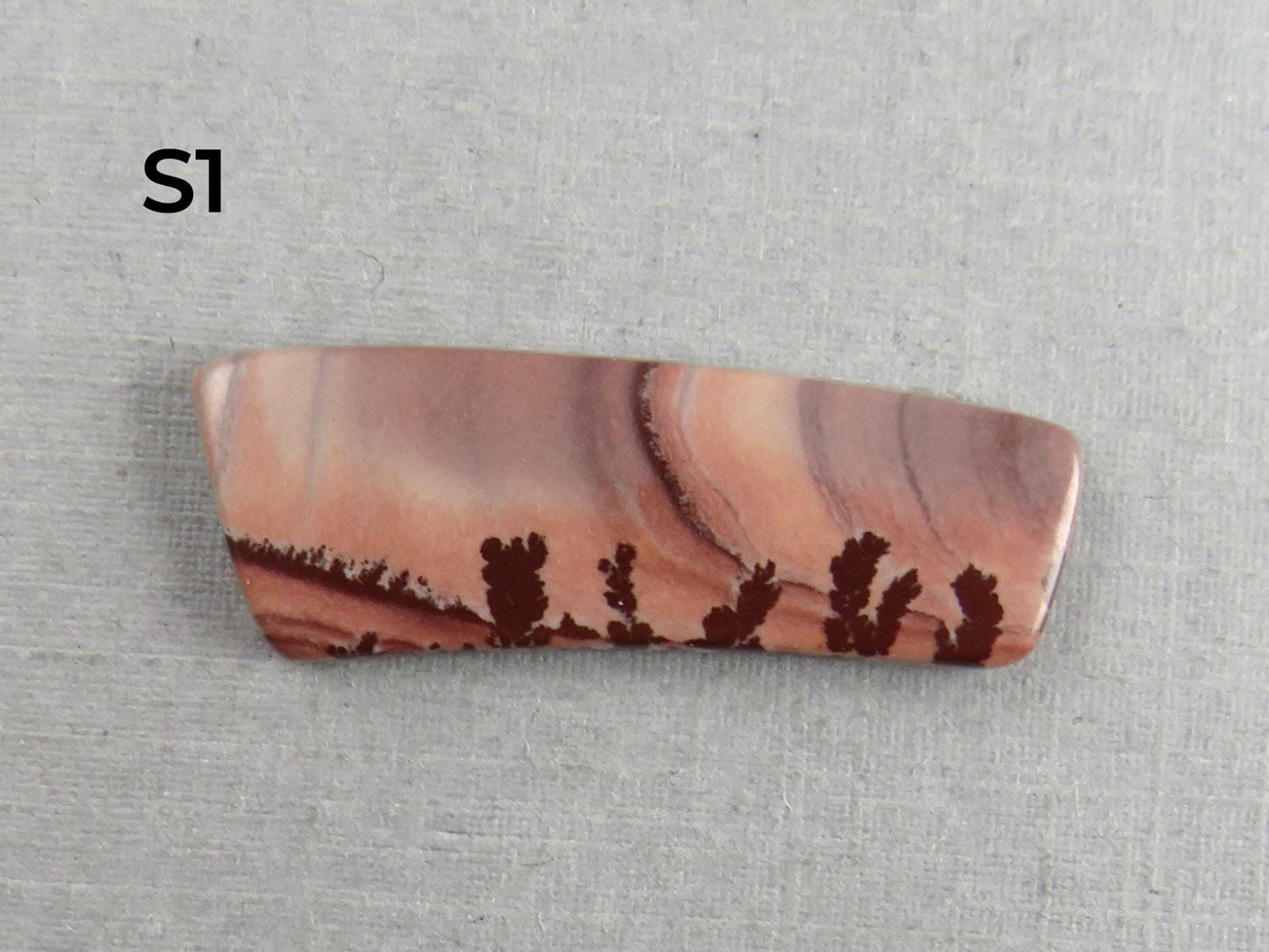 New Mexico Apache Sage Rhyolite | 41x20 mm | Natural Cabochon | RH122 RH121 - Gem Enthusiast
