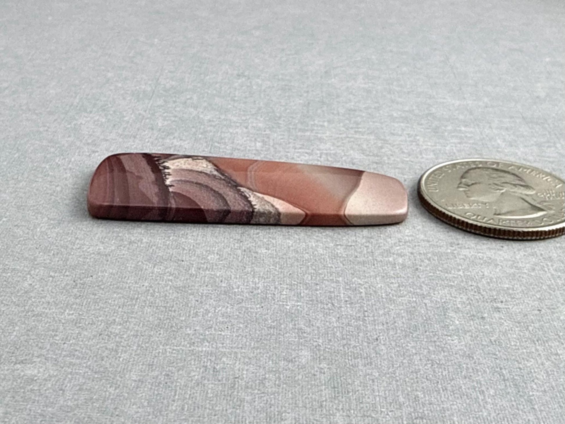 New Mexico Apache Sage Rhyolite | 46x19x3.5 | Natural Cabochon | RH107 - Gem Enthusiast