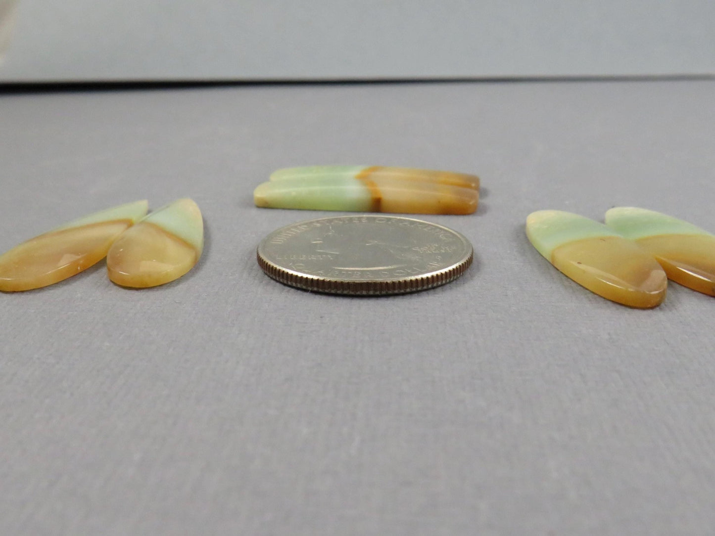 Opalized Wood Pair Lot | 29–32mm | 3 pairs | Indonesia | WO256 - Gem Enthusiast
