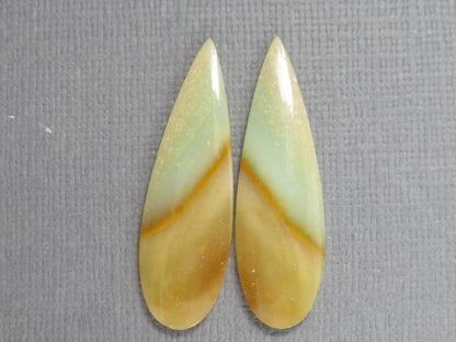 Opalized Wood Pair Lot | 29–32mm | 3 pairs | Indonesia | WO256 - Gem Enthusiast