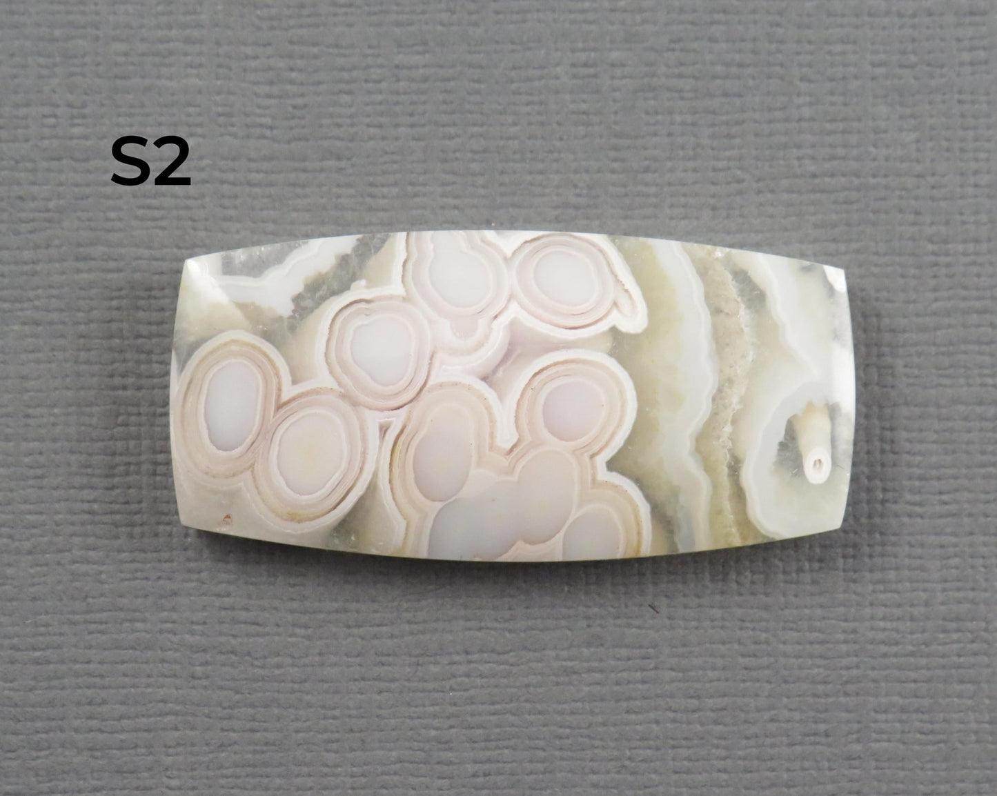Orbicular Agate Cabochon Round | Eye Agate | 33–44mm, avg 34.40ct | Indonesia | OA104 - Gem Enthusiast