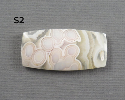 Orbicular Agate Cabochon Round | Eye Agate | 33–44mm, avg 34.40ct | Indonesia | OA104 - Gem Enthusiast