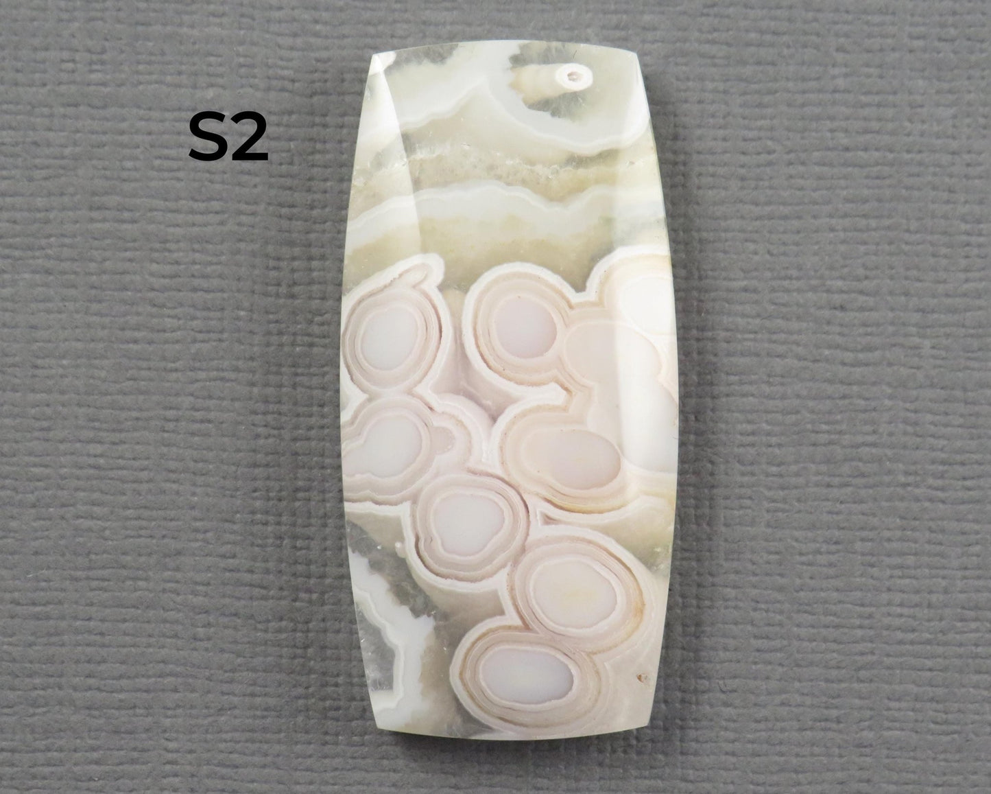 Orbicular Agate Cabochon Round | Eye Agate | 33–44mm, avg 34.40ct | Indonesia | OA104 - Gem Enthusiast