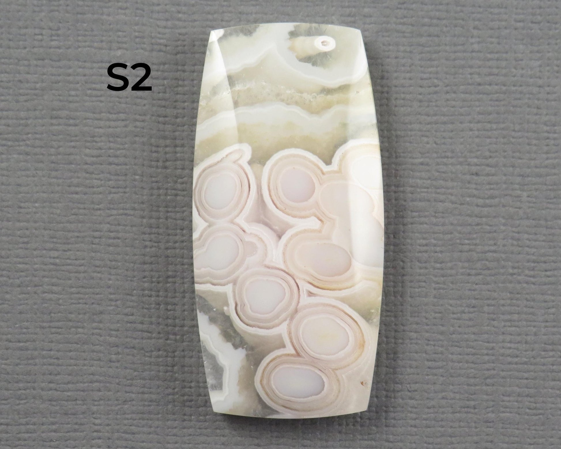 Orbicular Agate Cabochon Round | Eye Agate | 33–44mm, avg 34.40ct | Indonesia | OA104 - Gem Enthusiast