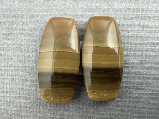 Oregon Blue Mountain Jasper Pair | Mined in the USA | JS323 - Gem Enthusiast