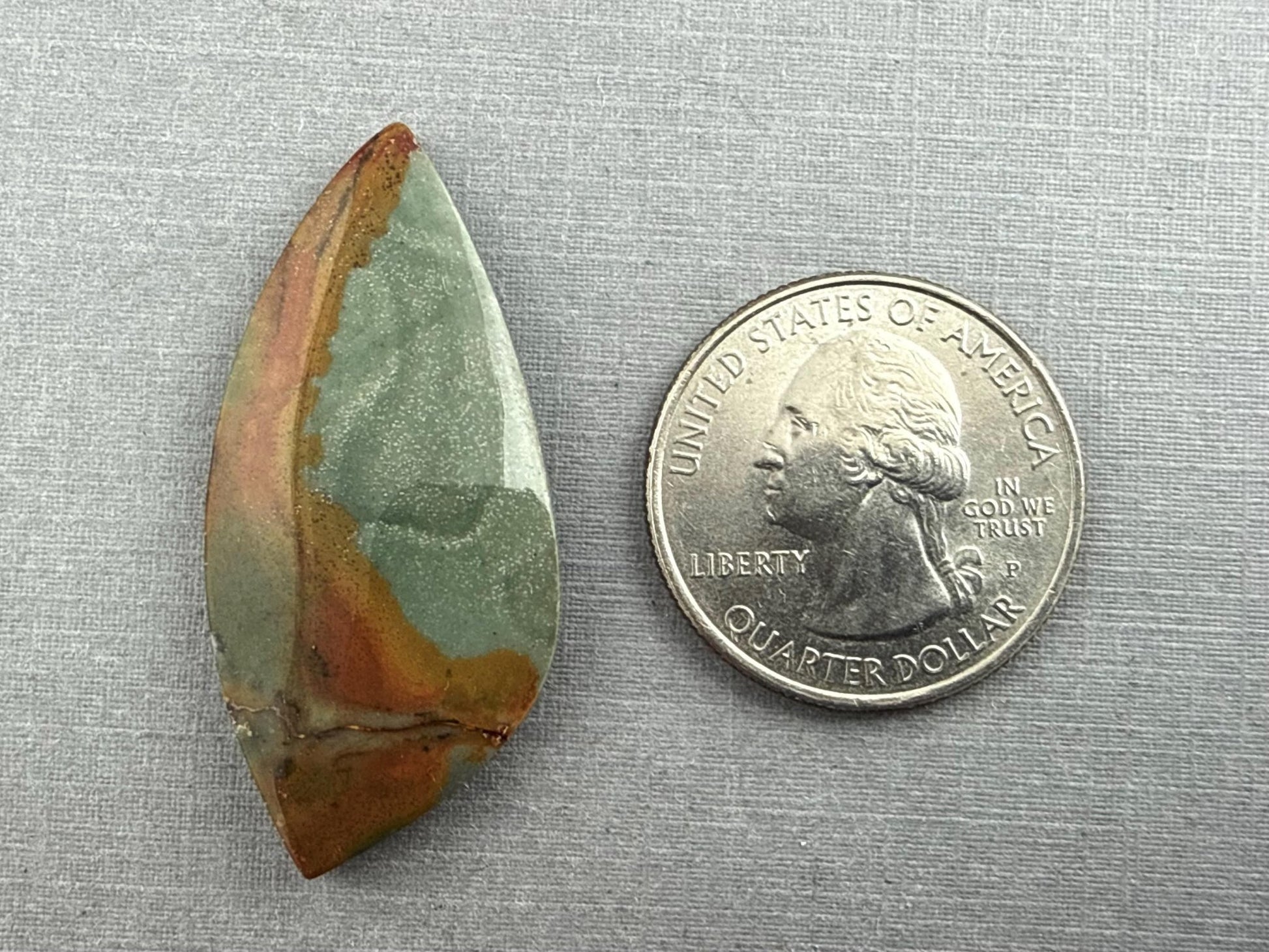 Oregon Jasper Cabochon | Owyhee Mountain Gemstone | Mined in the USA | JS301 - Gem Enthusiast