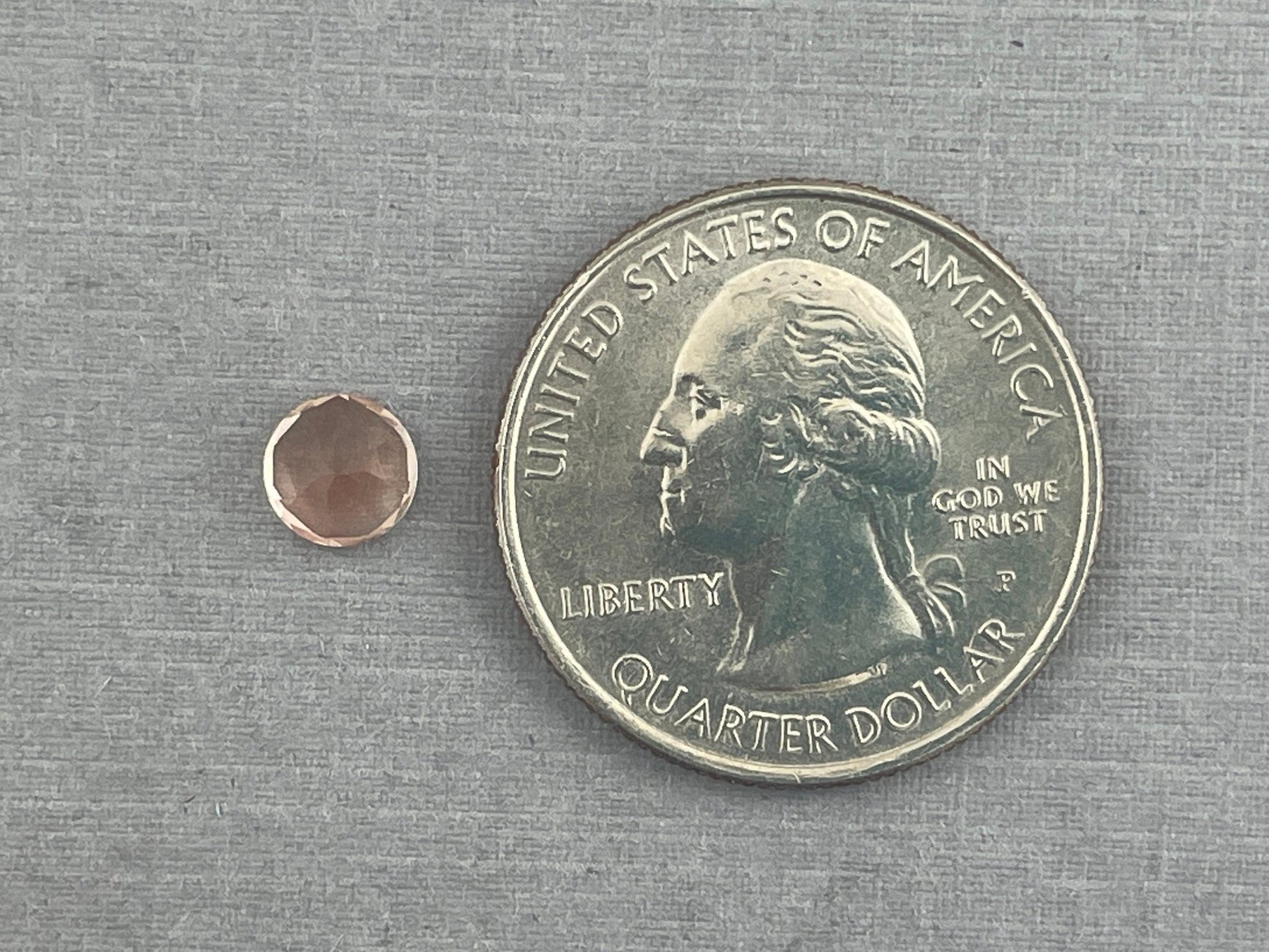 Oregon Sunstone 6mm Round Faceted Ethically Sourced Gemstone | OSF142 - Oregon Sunstone - Gem Enthusiast