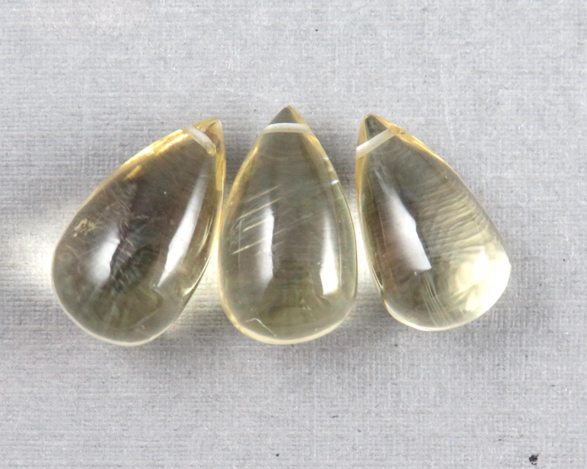 Oregon Sunstone - Bead | 15.5x9 (2), 16mm, 24.3ct | Oregon USA | OSB109 - Gem Enthusiast
